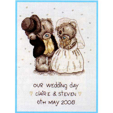 Our Wedding Day Me to You Bear Cross Stitch Kit £21.99